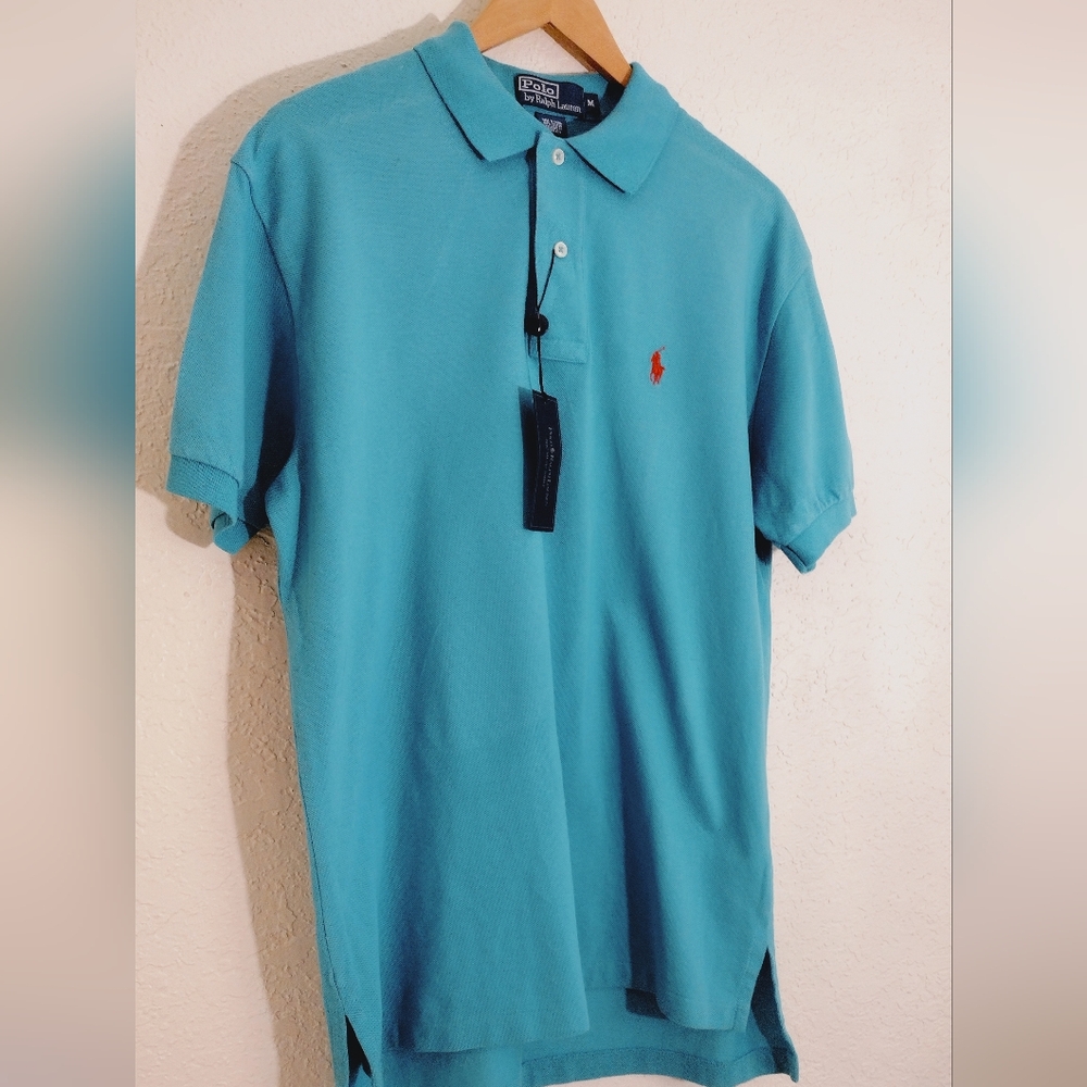 Polo by Ralph Lauren Bright Blue Polo The Mesh Shirt - Picture 3 of 8
